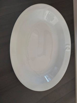 Ciotola ovale in ceramica vintage