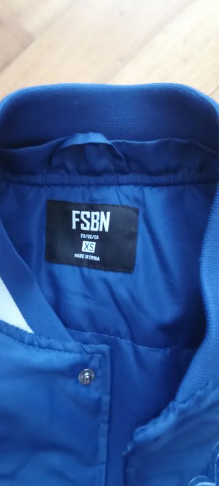 Chaqueta bomber azul hombre Talla XS