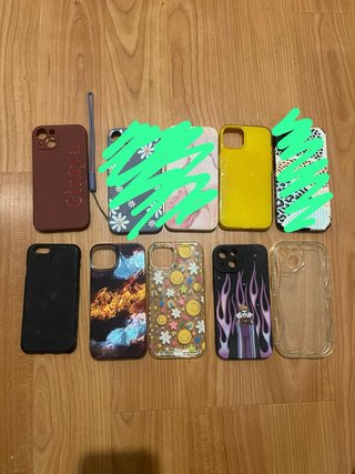 Lote 6 fundas iPhone 13 + 1 iPhone 6