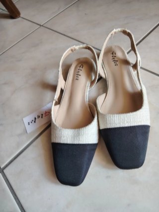 Scarpe estive Flydpz bicolore nere e bianche