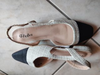 Scarpe estive Flydpz bicolore nere e bianche