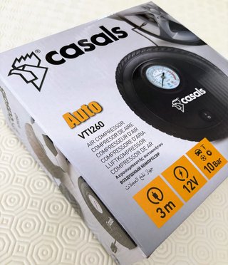 Compresor Aire Casals VTI260 12V 10 Bar
