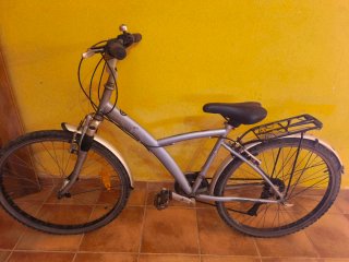 Bicicleta Gris Decathlon