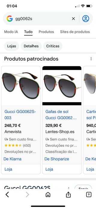 Gafas de Sol Gucci GG0062S-003