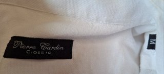 Camisa blanca de vestir para hombre
