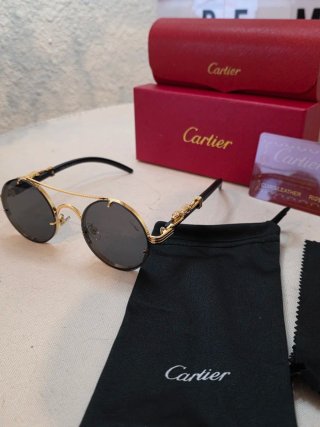 Gafas de Sol Cartier Doradas y Negras