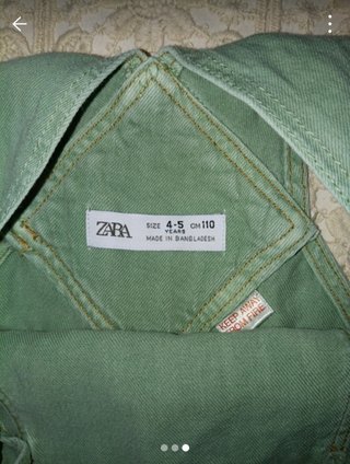 Salopette Zara 4/5 anni