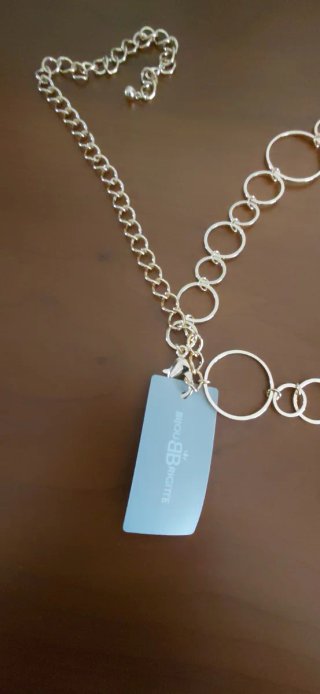 Cinto de metal dourado com argolas