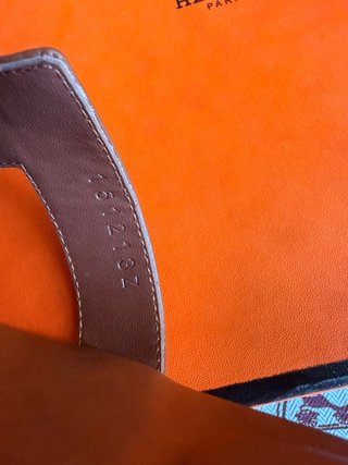 Ciabatte Hermes Oran Marrone