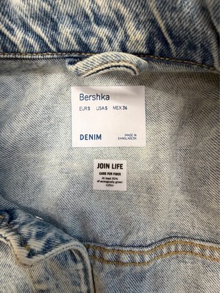 Chaqueta vaquera Bershka azul Talla M