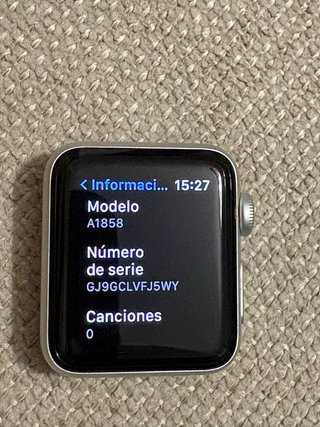Apple Watch S3 GPS 38mm Plata