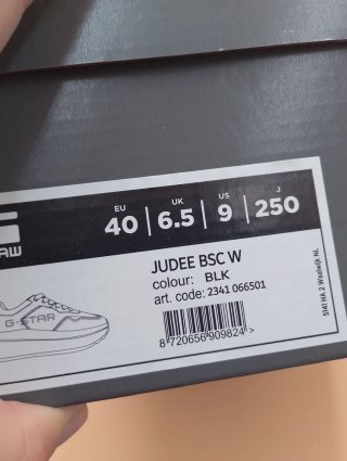 Scarpe G-Star RAW nere n. 40
