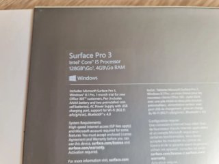 Microsoft Surface Pro 3 i5 128GB 4GB con Dock