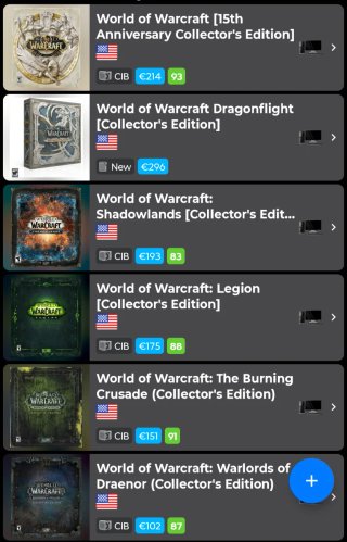 World of Warcraft Ediciones Coleccionista.