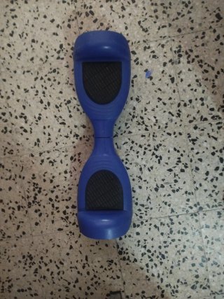 Patinete eléctrico azul 2 ruedas