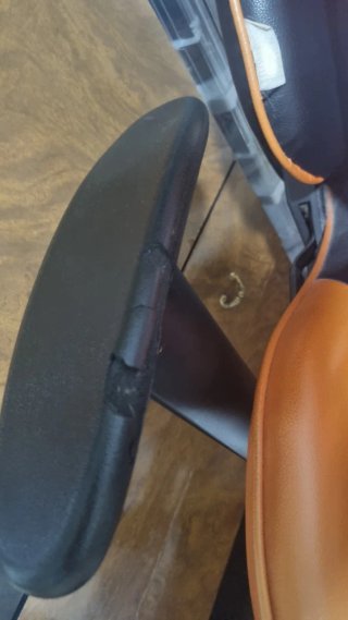 Silla Gamer Stinger Naranja y Negra