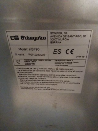 Estufa Orbegozo HBF90 Llama Azul