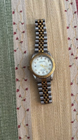 Reloj Rolex Oro y Plata