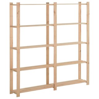 Scaffale a 5 Piani Livelli 170x28,5x170 cm Libreria in