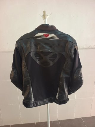Chaqueta de piel moto IXON talla L