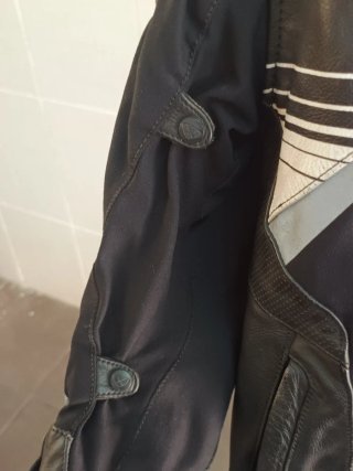 Chaqueta de piel moto IXON talla L