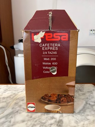 Cafetera Espresso UFESA Vintage Mod. 200
