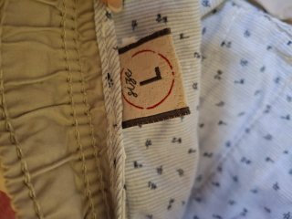 Pantaloncini/costume cargo beige