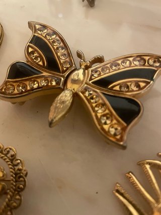 Lote Broches y Brazalete Vintage