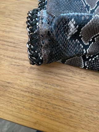 Borsa donna ecopelle pitonata