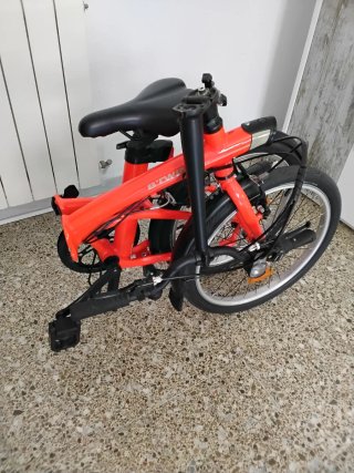 Bicicleta plegable Btwin Tilt500 naranja