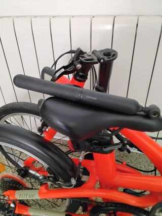 Bicicleta plegable Btwin Tilt500 naranja