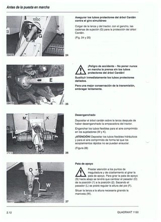 Manual Empacadora CLAAS CUADRANT 1150