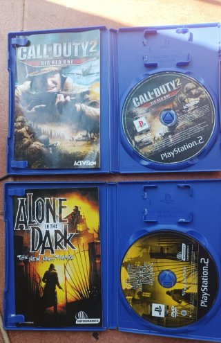 Play 2 con mandos, tarjeta de memoria,cablesLote 1