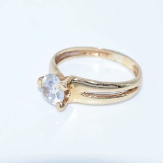 Anillo Oro 18k Solitario