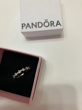 Anillo Pandora Lazos Plata Caja talla 54
