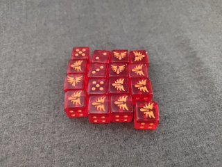 Dados ángeles sangrientos Warhammer
