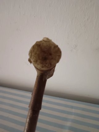 Martello Mazza Vintage Legno Gomma/Cuoio