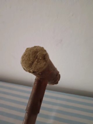 Martello Mazza Vintage Legno Gomma/Cuoio