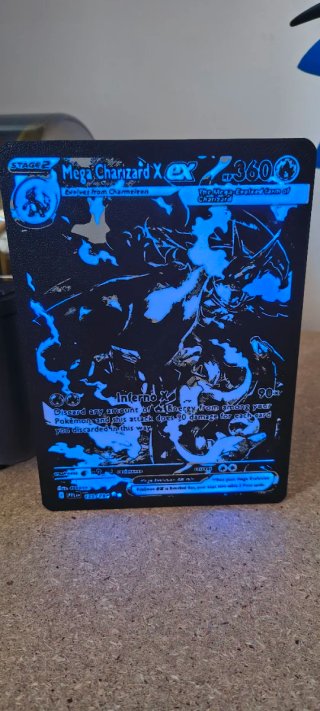 Light box Mega Charizard EX Fiamme Spettrali Carta