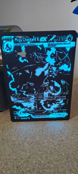 Light box Mega Charizard EX Fiamme Spettrali Carta