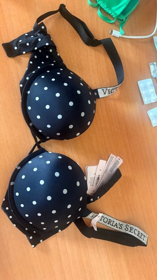 Sujetador Victoria's Secret 36B Push Up Negro