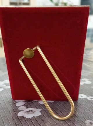 Portafoto ottone dorato 24K