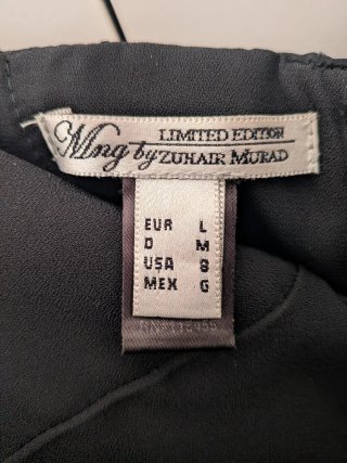 Vestido Mango Negro Fiesta