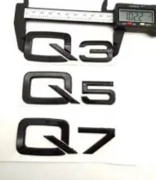 AUDI Q5 LOGO EMBLEMA NEGRO