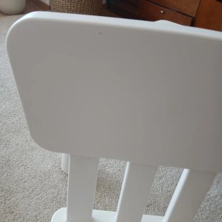Mesa y Silla Infantil IKEA Blanca