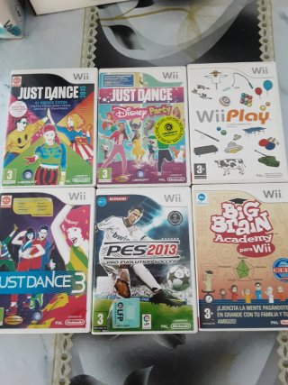 Lote de Juegos Wii, leer.