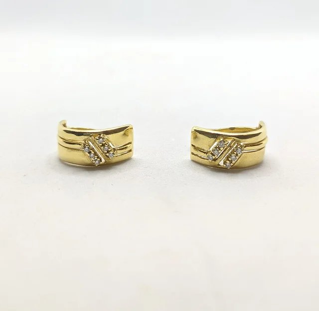 Pendientes Oro 18k Diamantes 5.93g