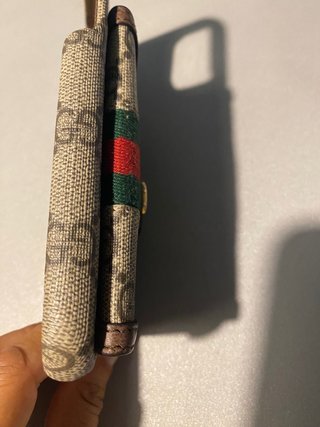 Cover Gucci Monogram con Striscia Web Ophidia
