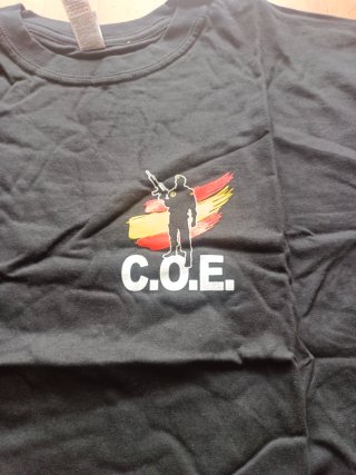 Camiseta Negra GOE Operaciones Especiales