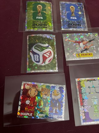 Cromos Mundial 2026 FIFA Panini 1 y 2 hoja complec